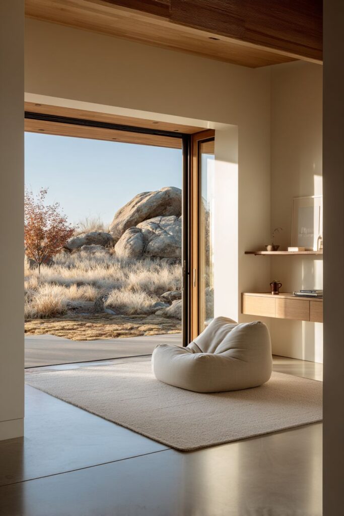 Japanese-Inspired Floor-Level Living