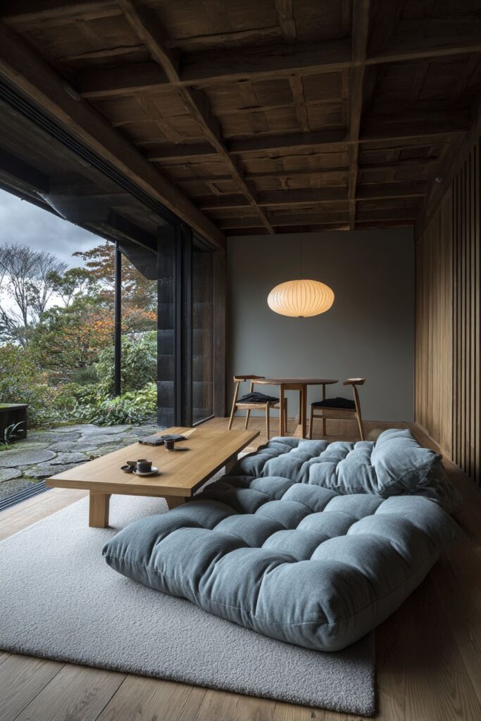 Japanese-Inspired Floor-Level Living