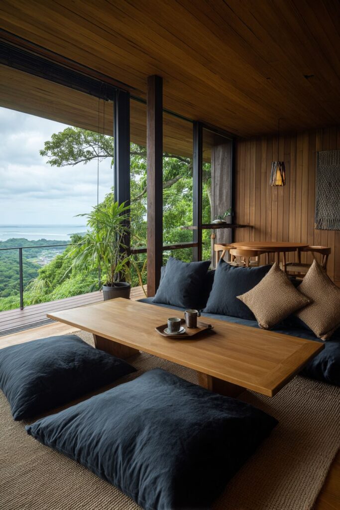Japanese-Inspired Floor-Level Living