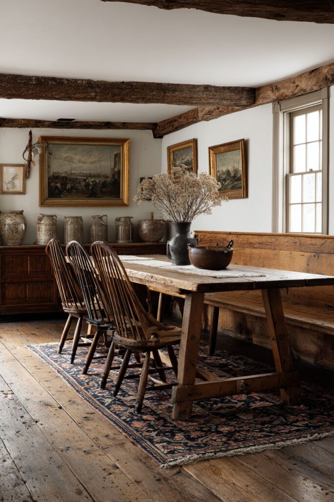 Trestle Oak with Windsor Chair Heritage
