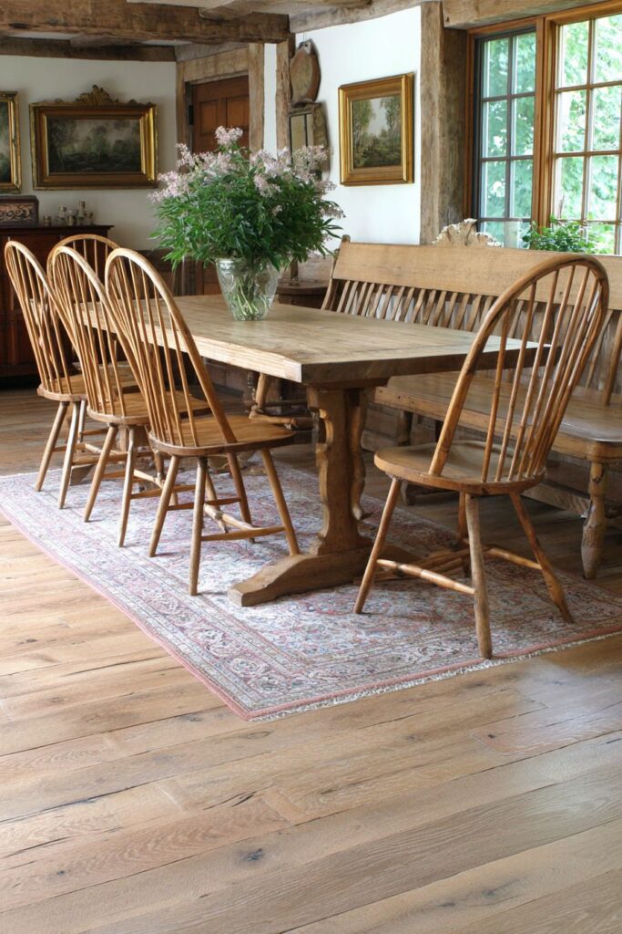 Trestle Oak with Windsor Chair Heritage