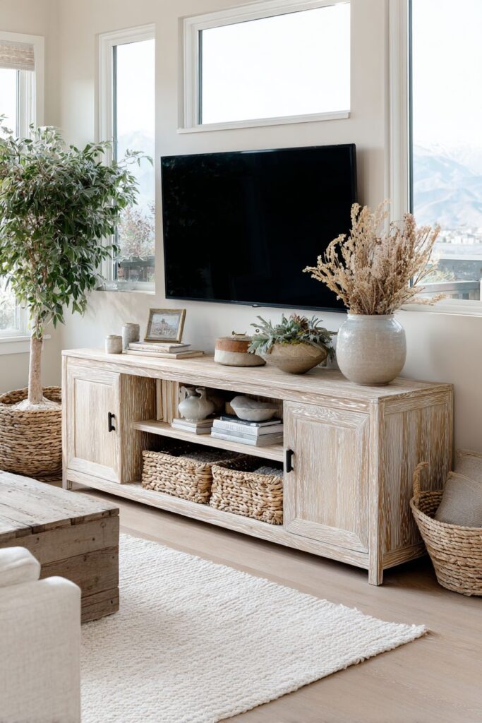 Coastal Weathered Driftwood Design