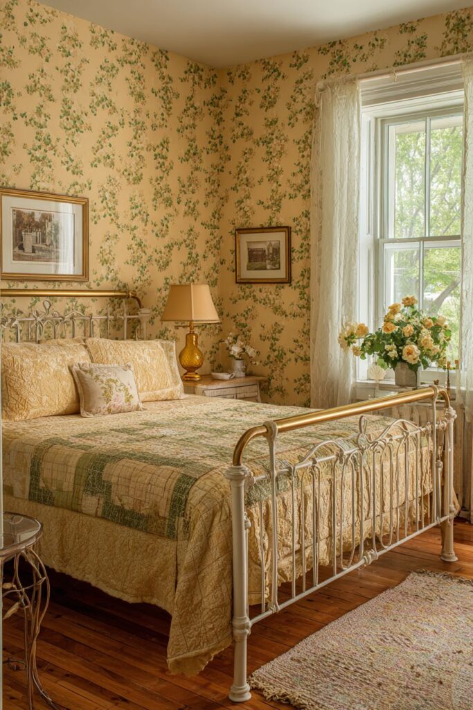 Vintage-Inspired Yellow Romance