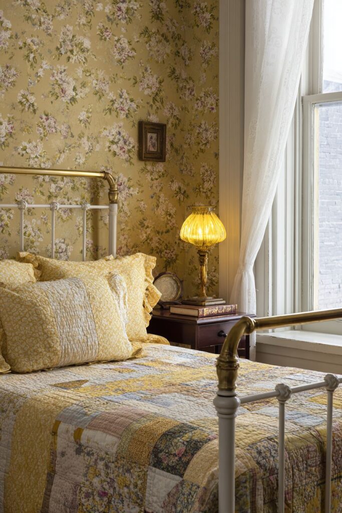 Vintage-Inspired Yellow Romance