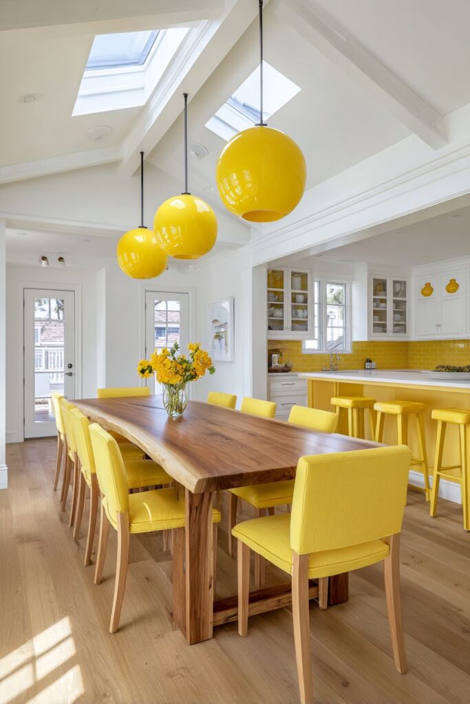 Open Concept Yellow Flow