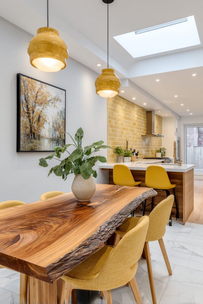 Open Concept Yellow Flow