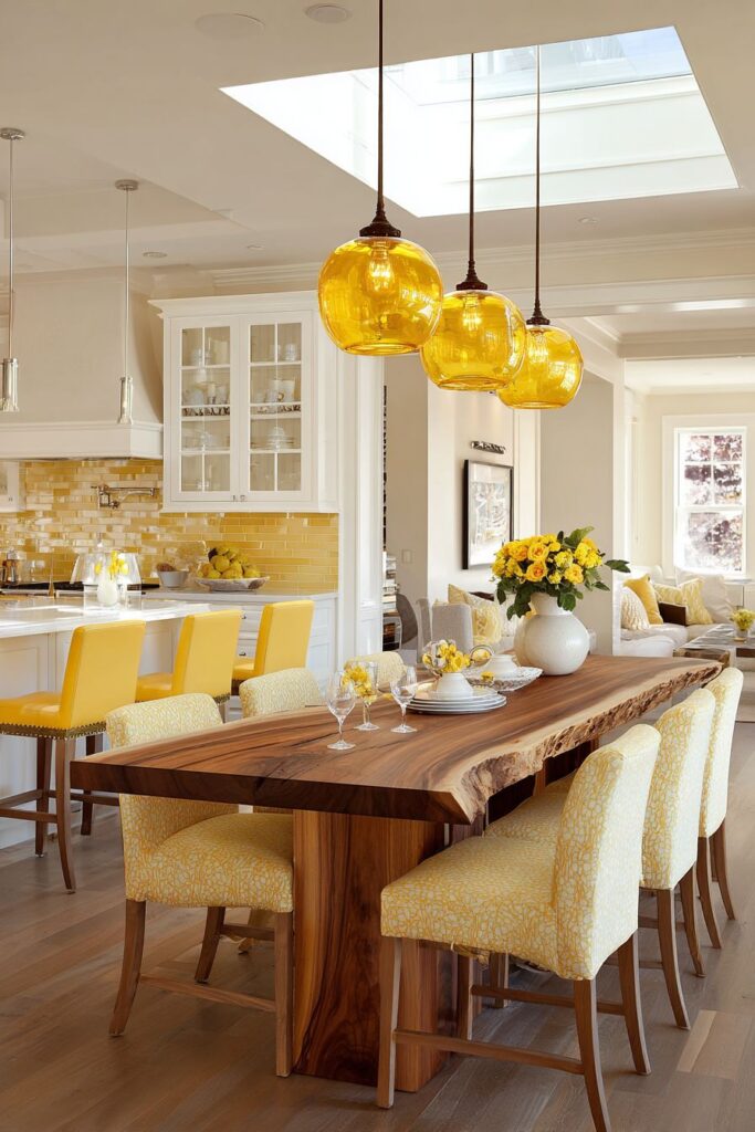 Open Concept Yellow Flow