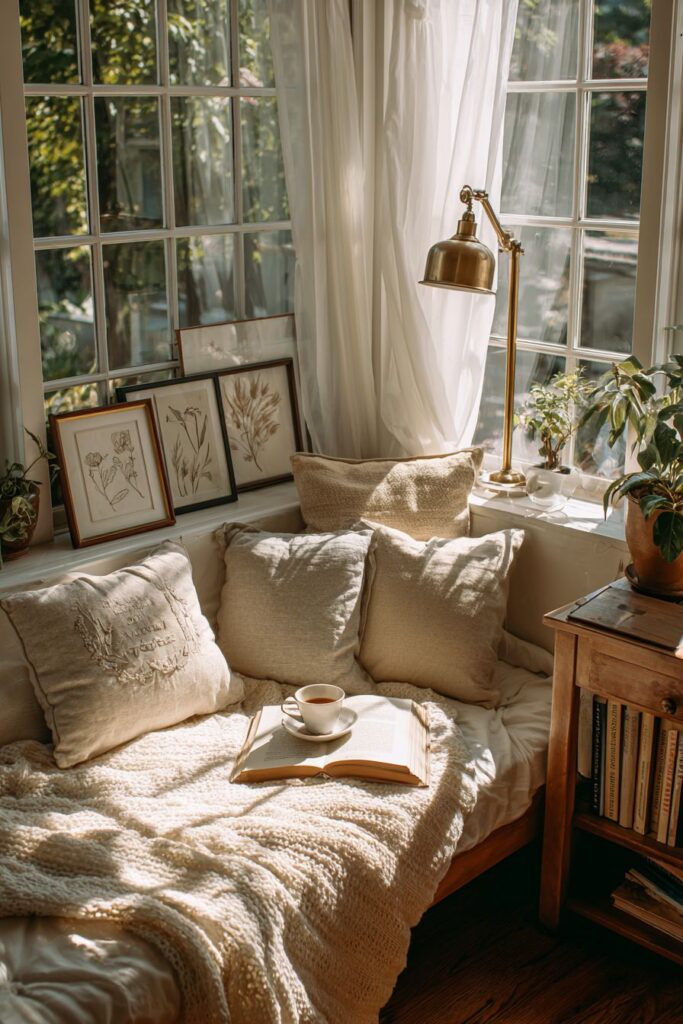 Design a Cozy Reading Nook with Window Seat