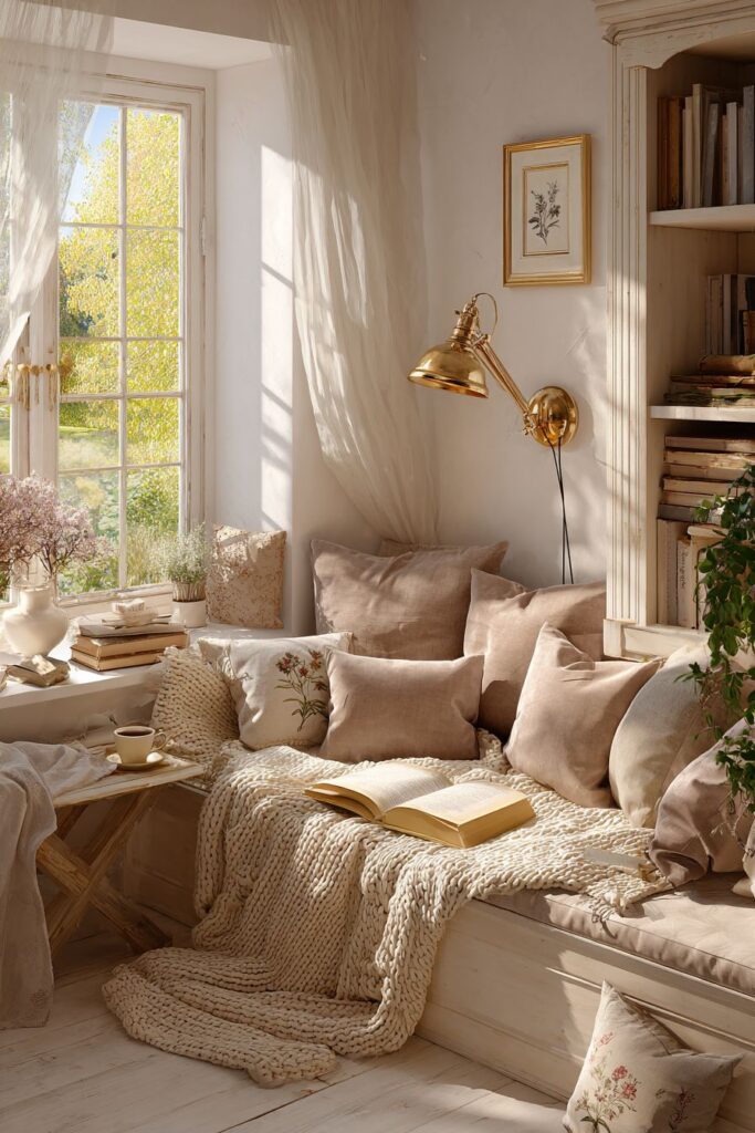 Design a Cozy Reading Nook with Window Seat