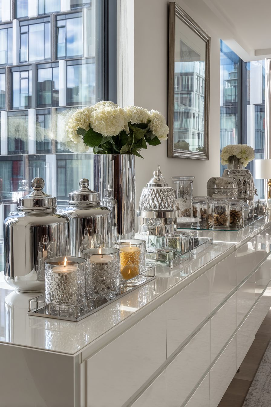 Utilize Mirrors and Reflective Surfaces