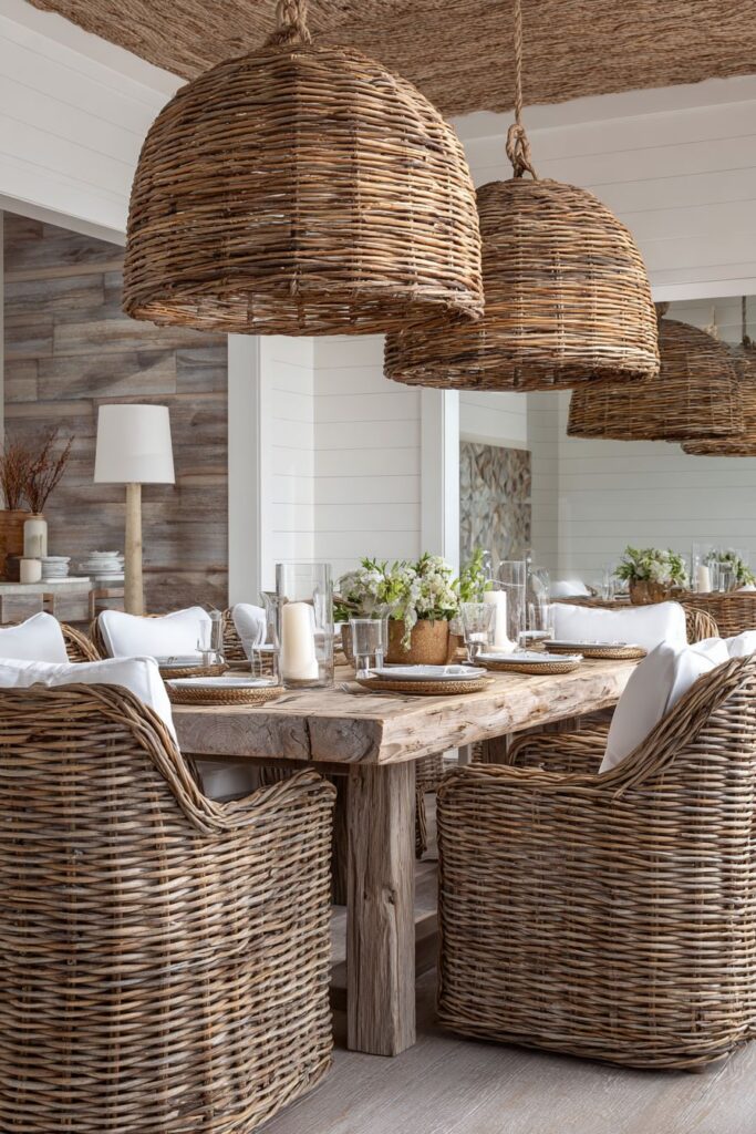 Coastal-Themed Weathered Driftwood Seaside Serenity