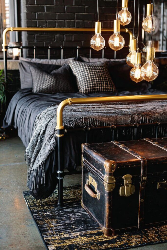 Industrial-Glam Fusion Design