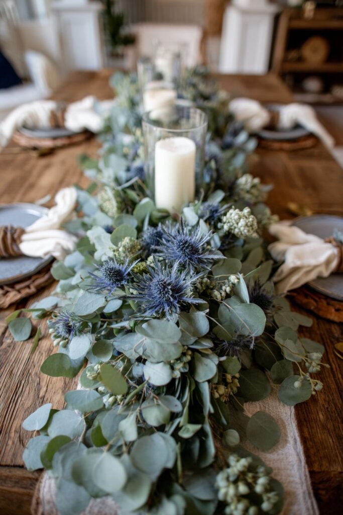 Steel Blue Rustic Sophistication