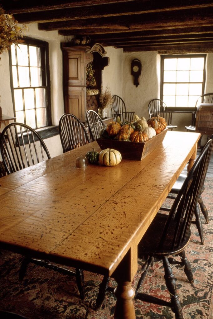 Tiger Maple Gate-Leg Table Elegance