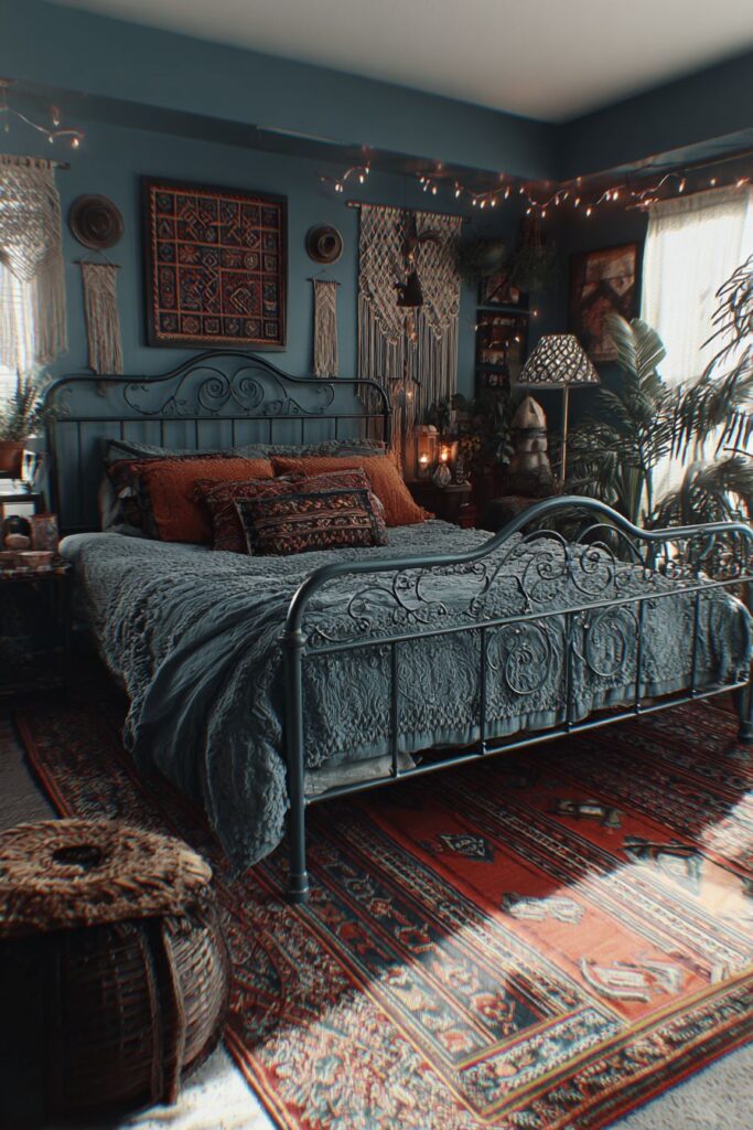 Eclectic Bohemian Teal Sanctuary