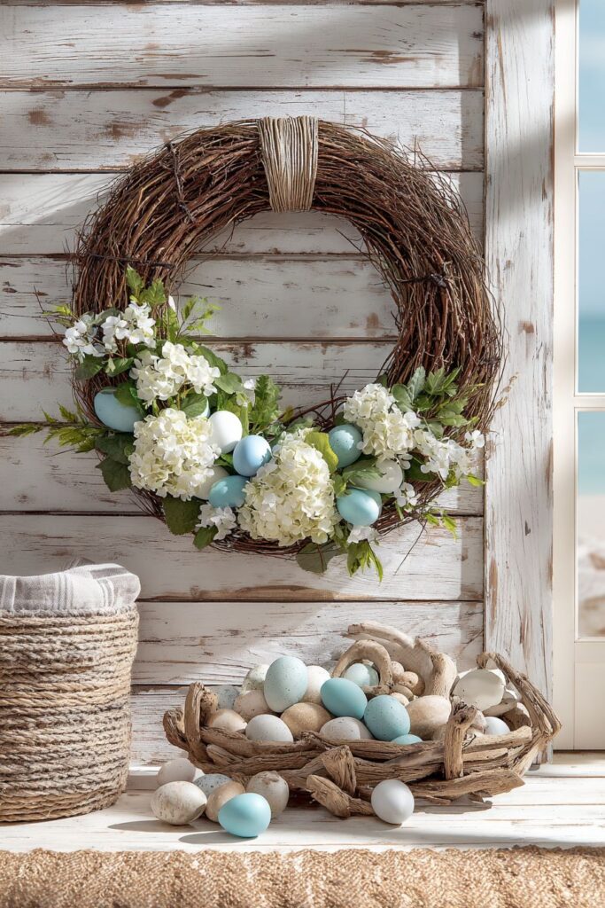 Coastal-Themed Driftwood Wreath