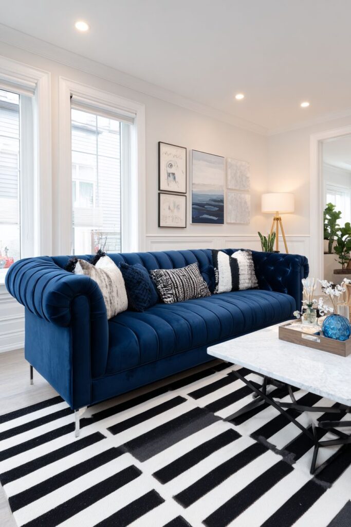 Contemporary Drama: Bold Colors and Geometric Forms