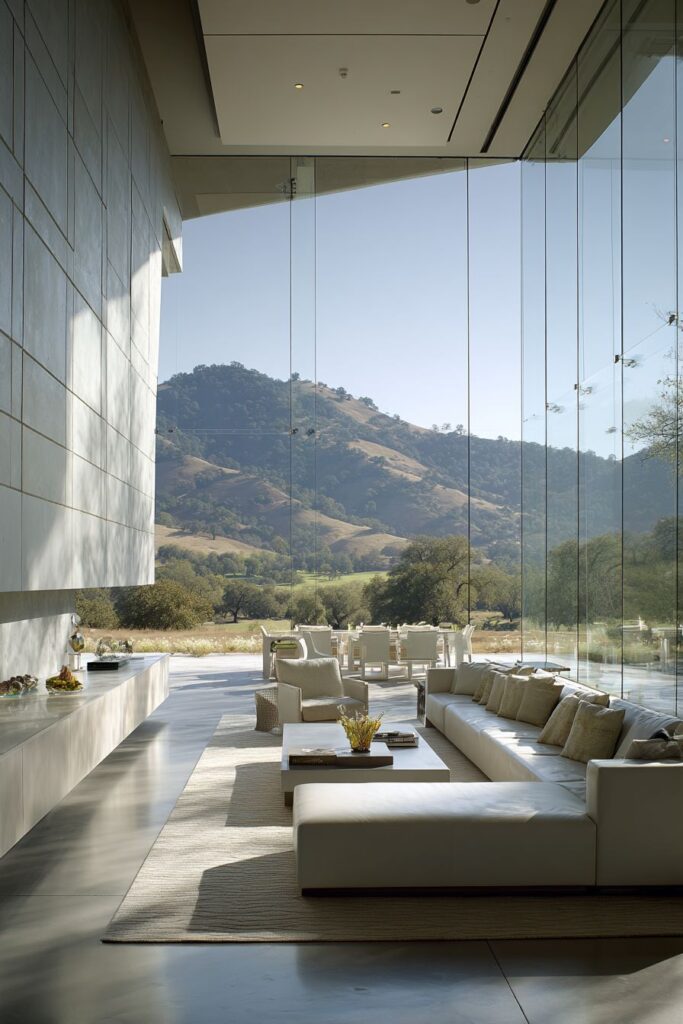 Indoor-Outdoor Transparency with Soaring Windows