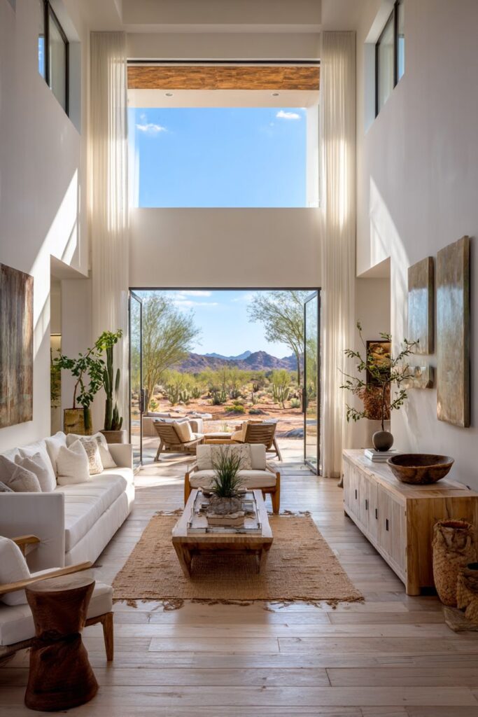 Indoor-Outdoor Transparency with Soaring Windows