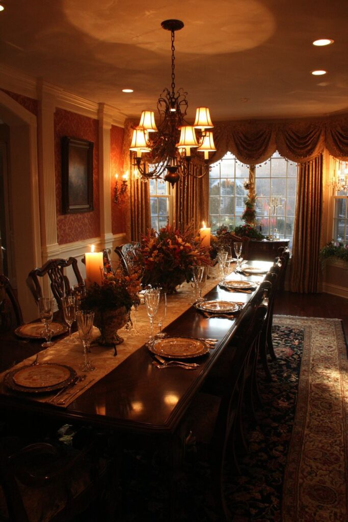 Traditional Bronze Chandelier Grandeur