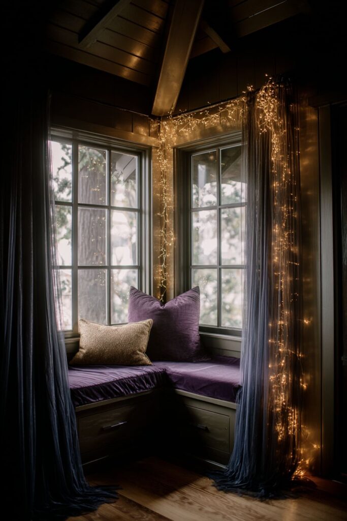 Window Alcove Magic with Layered Curtain Drama