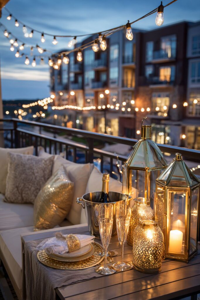 Intimate Balcony Celebration Space