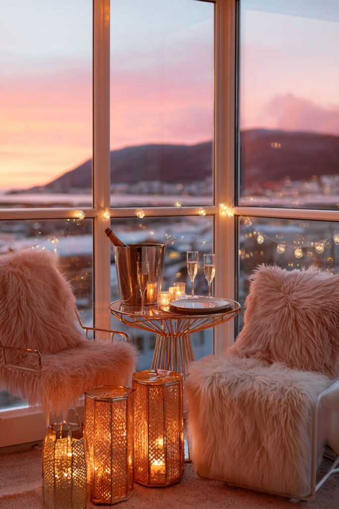 Intimate Balcony Celebration Space