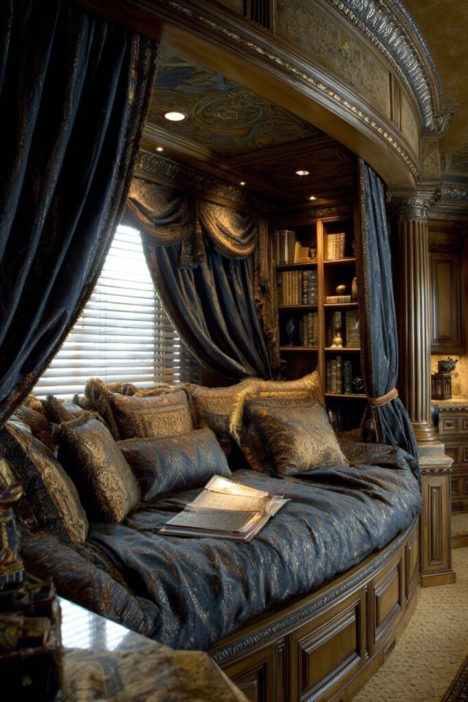 Intimate Jewel-Toned Retreat