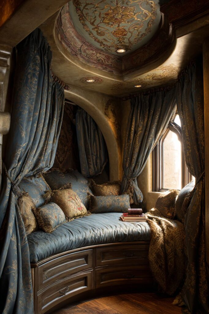 Intimate Jewel-Toned Retreat