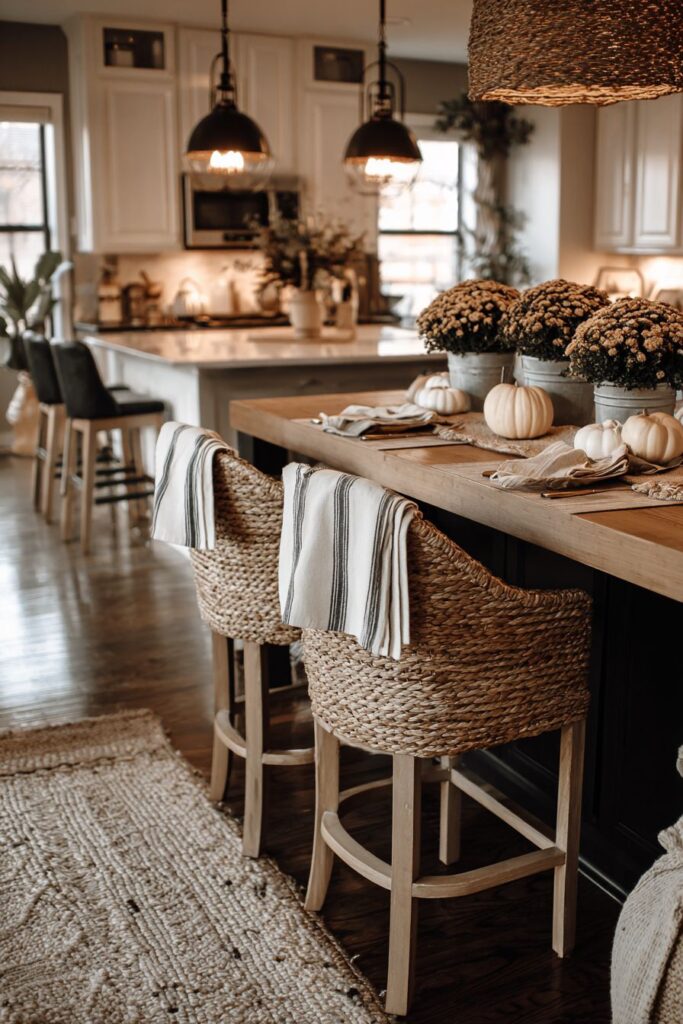 Kitchen Island Casual Thanksgiving