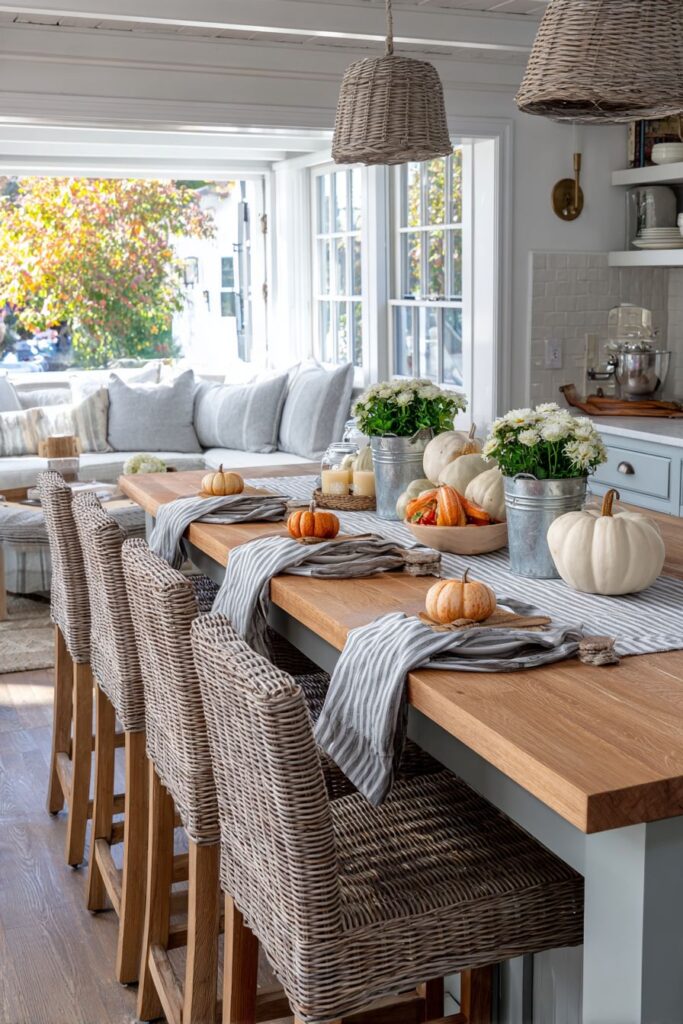 Kitchen Island Casual Thanksgiving