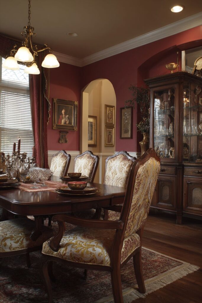 Cabriole Leg Cherry Formal Grandeur