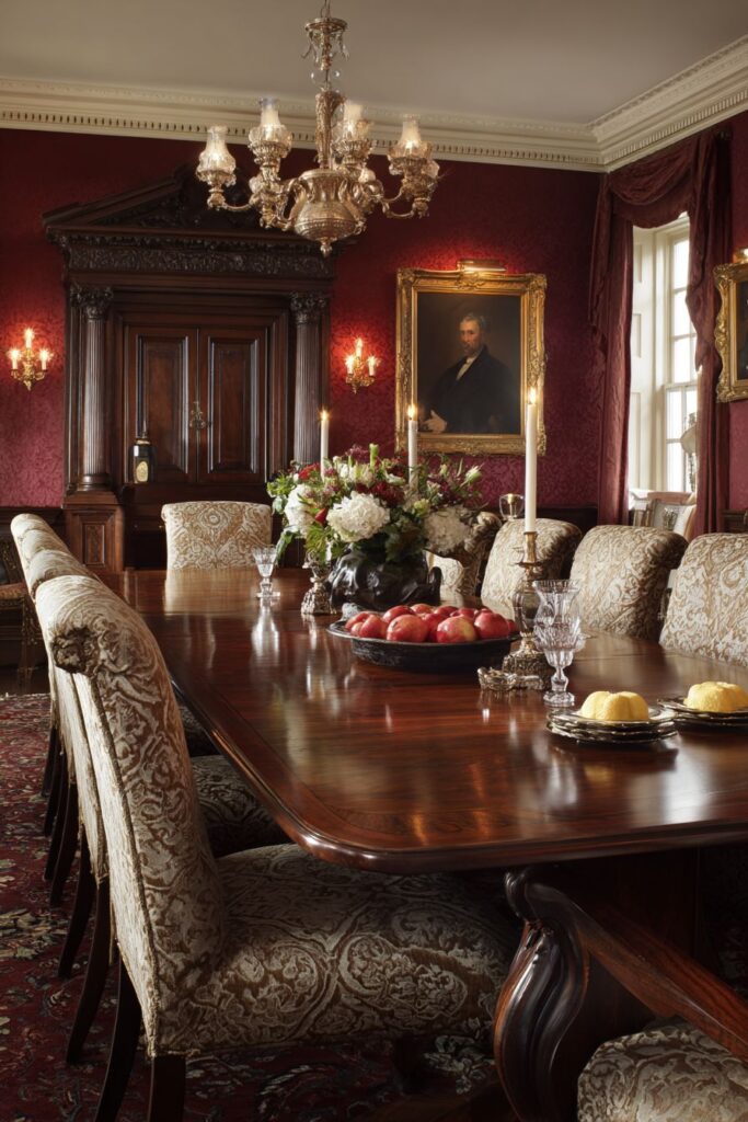 Cabriole Leg Cherry Formal Grandeur