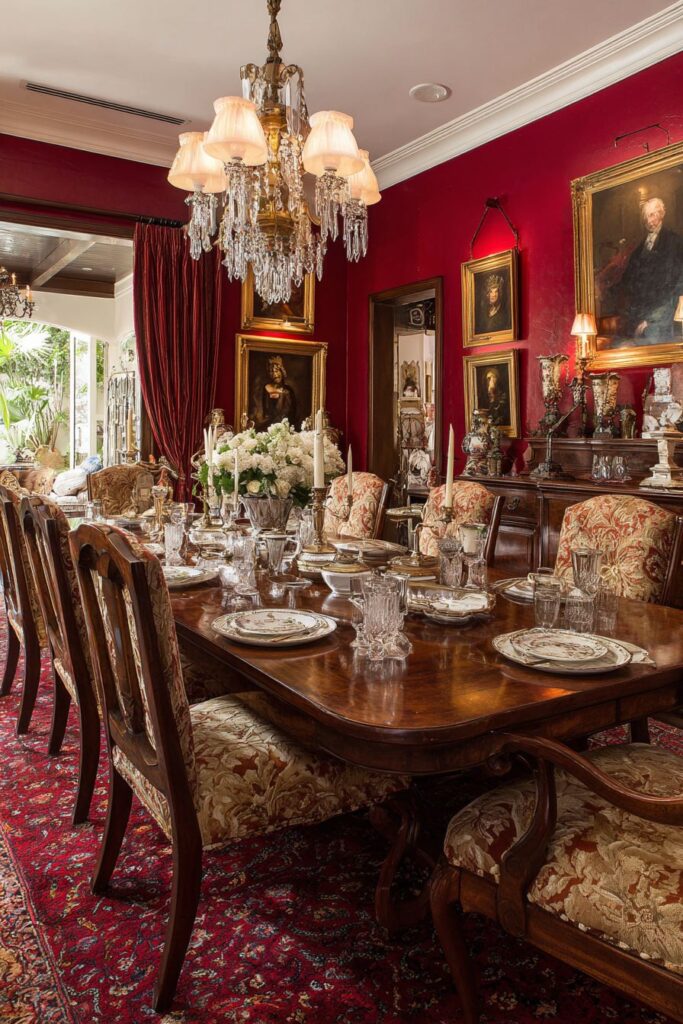 Cabriole Leg Cherry Formal Grandeur