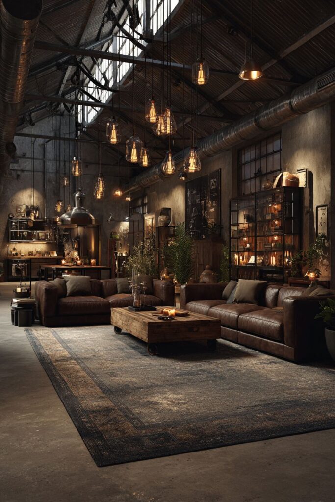 Industrial Loft with Exposed Urban Infrastructure