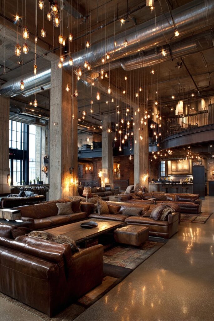 Industrial Loft with Exposed Urban Infrastructure