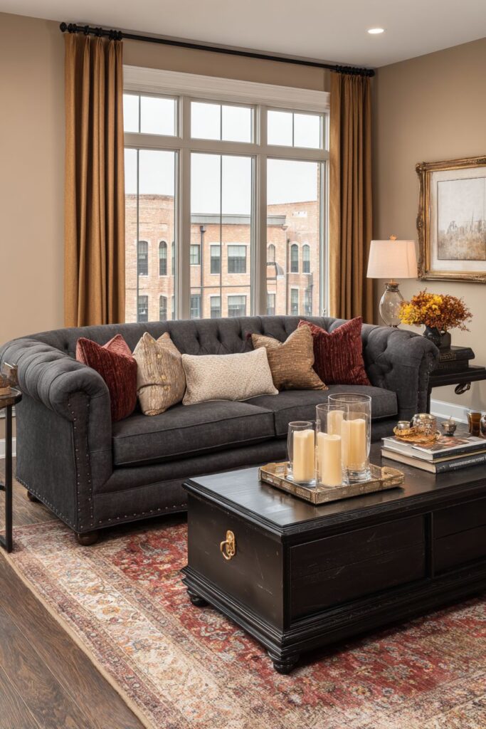 Vintage Charcoal Sophistication