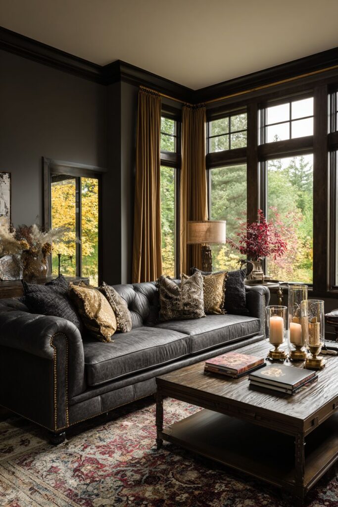 Vintage Charcoal Sophistication