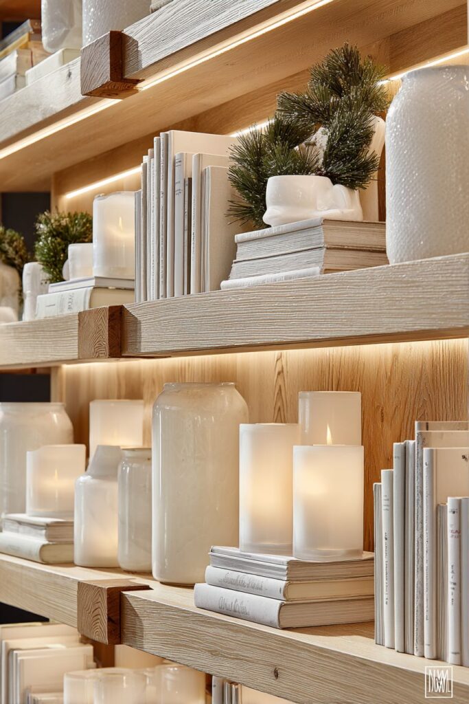 Curated Bookshelf Display