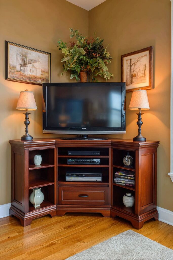 Space-Saving Corner Configuration