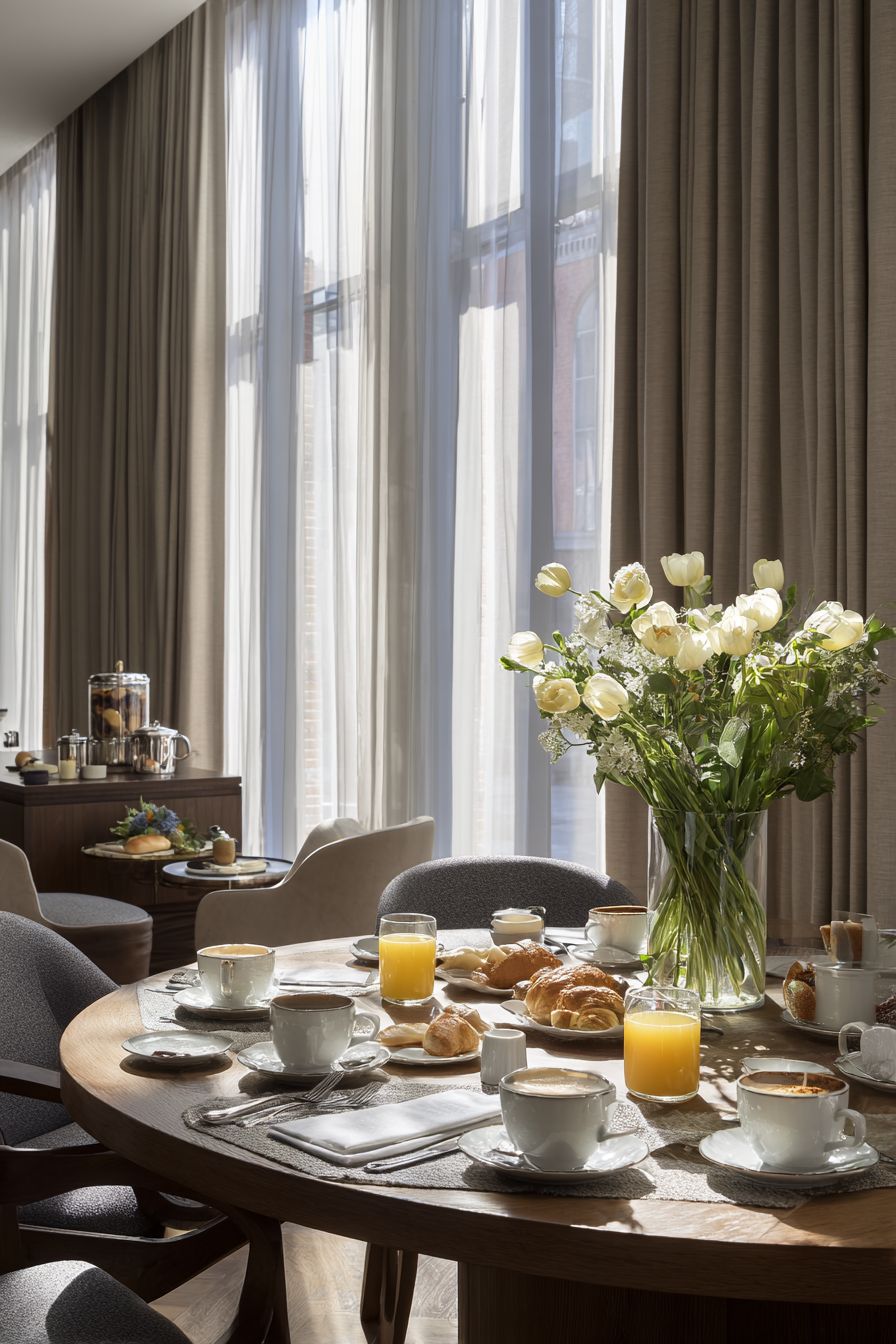 Breakfast Table Setup