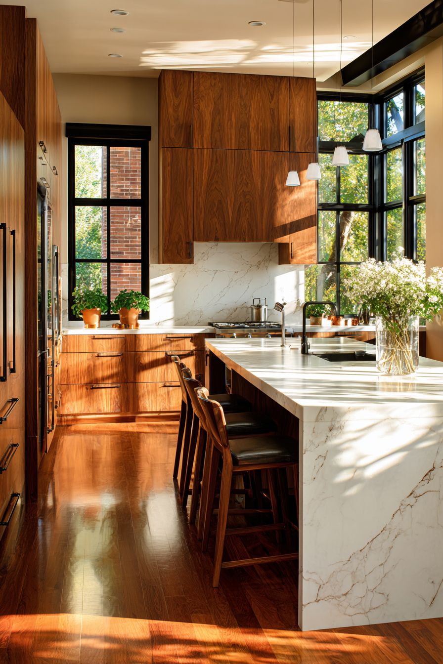 Wood Kitchen Never Goes Out