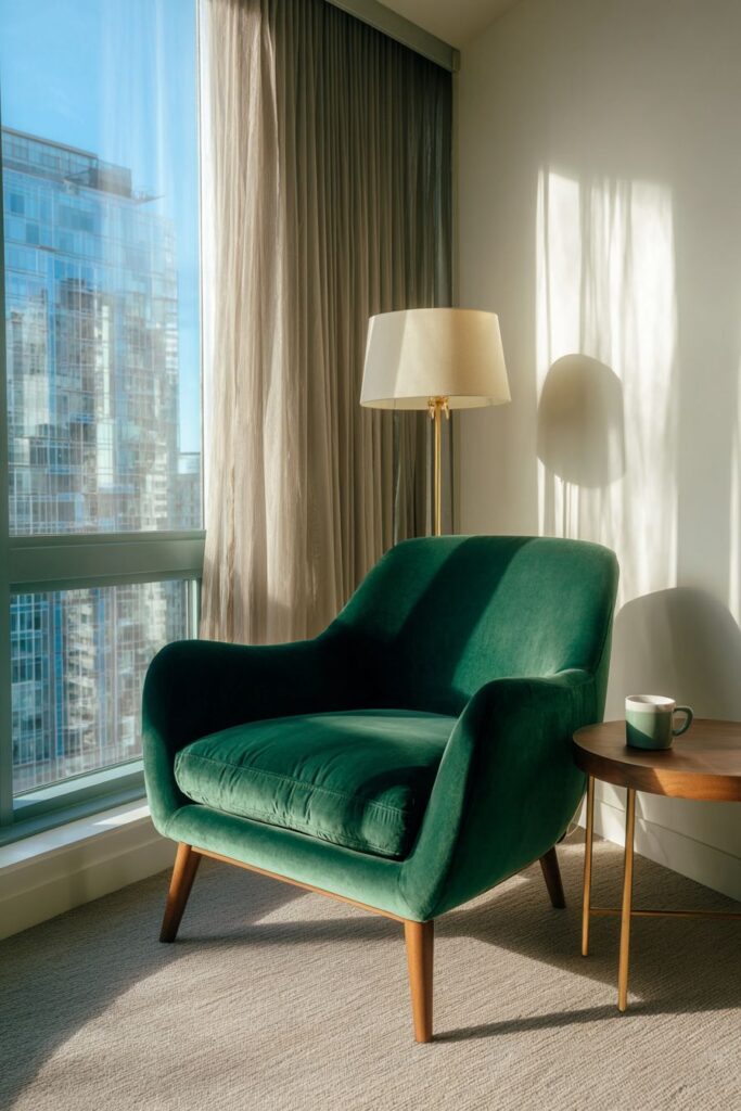 Emerald Elegance: The Modern Velvet Statement