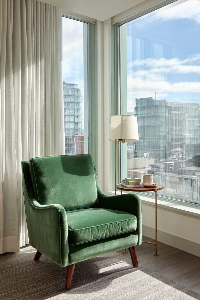Emerald Elegance: The Modern Velvet Statement