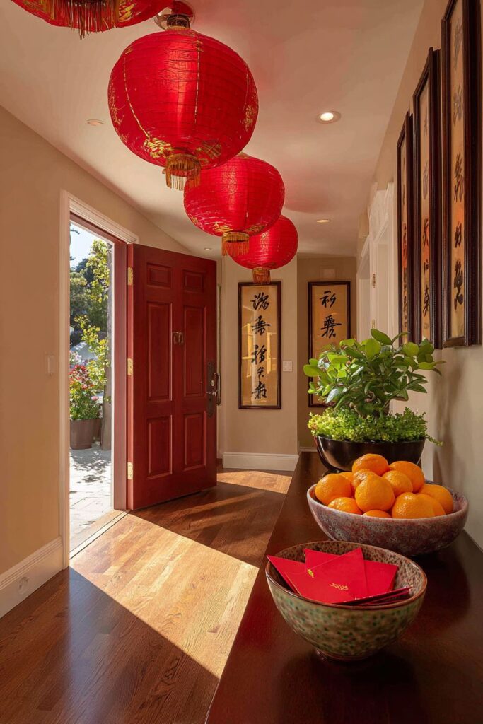 Welcoming Entryway with Traditional Symmetry