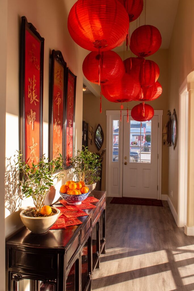 Welcoming Entryway with Traditional Symmetry