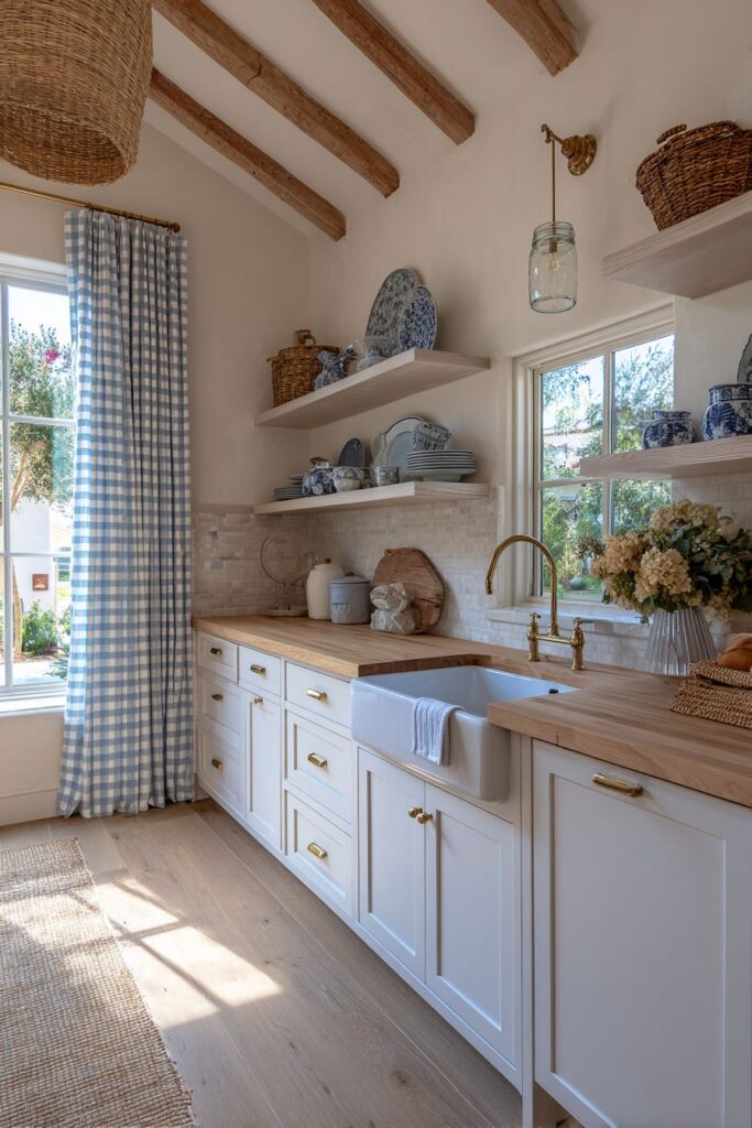 Classic White Shaker Cottage Kitchen