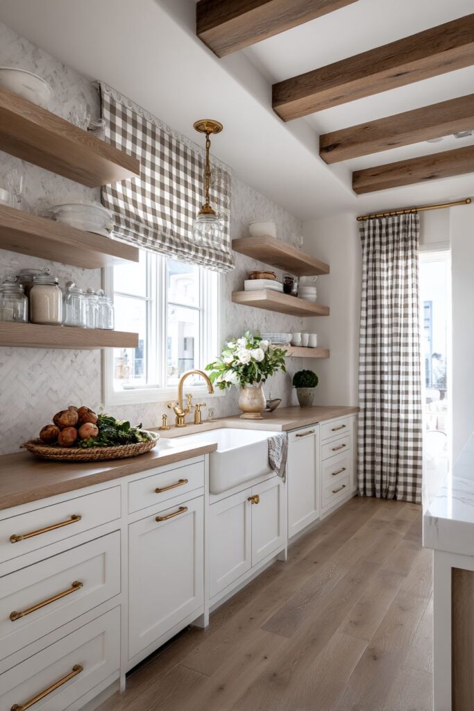 Classic White Shaker Cottage Kitchen