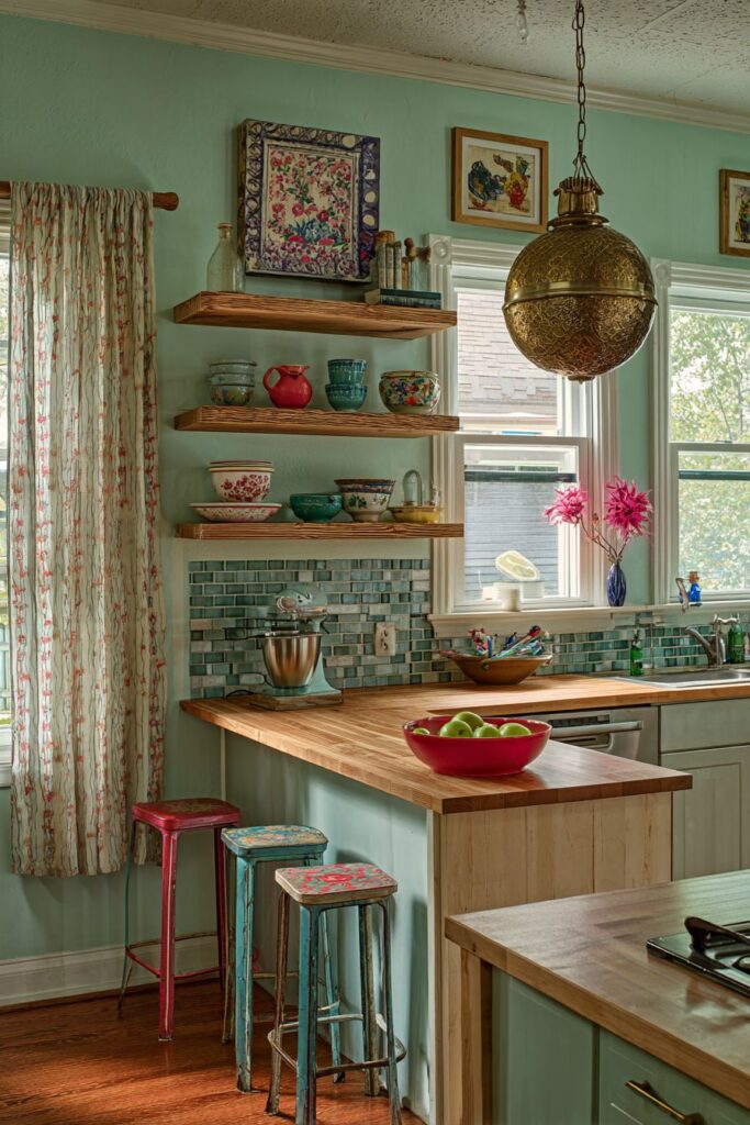 Vibrant Vintage and Modern Fusion