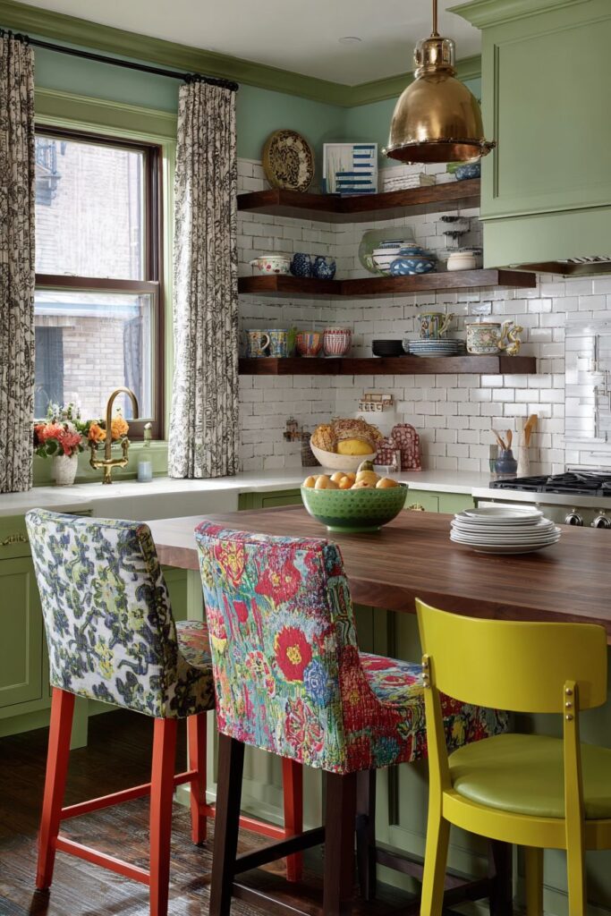 Vibrant Vintage and Modern Fusion